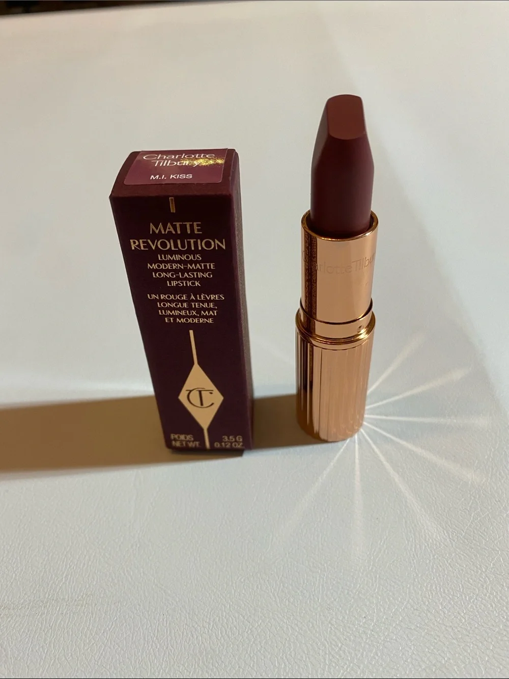 Velvety Matte Lipstick — Dusty Rose Mauve M.I.Kiss